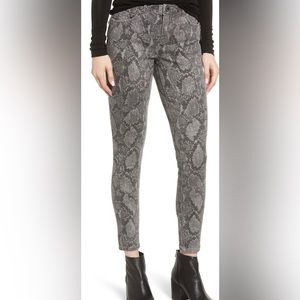 WIT & WISDOM “Ab”solution LUXE TOUCH Skinny Ankle Snake Print Jeans 16P NWT